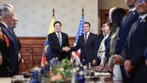 GOBIERNO DE NOBOA REFUERZA ALIANZA CON EE. UU. PARA COMBATIR EL NARCOTRÁFICO EN ECUADOR
