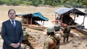 John Reimberg alerta sobre millonarias ganancias de grupos criminales por minería ilegal en Guayas
