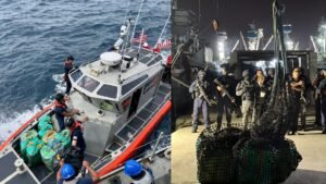 Armada del Ecuador y Guardia Costera de EE. UU. incautan 4 toneladas de droga en altamar