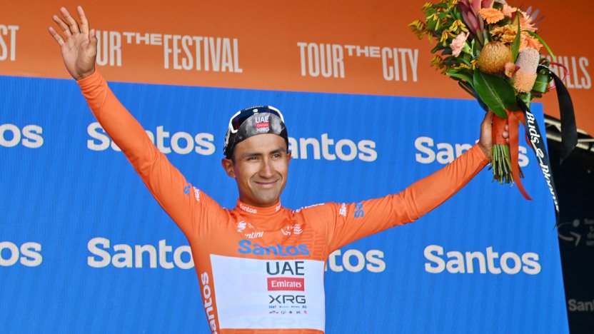 Jhonatan Narváez busca defender el título en el Tour Down Under