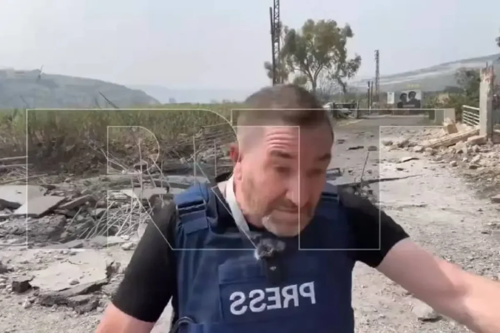 Dos periodistas del medio ruso RT fueron heridos tras ataque israelí en Líbano