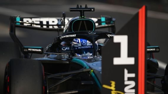 George Russell lidera la clasificación sprint y confirma el poderío de Mercedes en la F1
