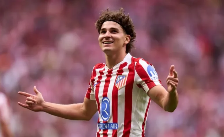Julián Álvarez buscará volver a ser determinante en la Champions League con el Atlético de Madrid