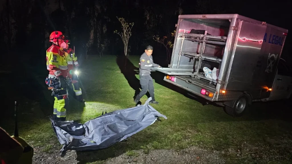 Un cadáver fue hallado por las autoridades en el parque metropolitano Guangüiltagua, en Quito