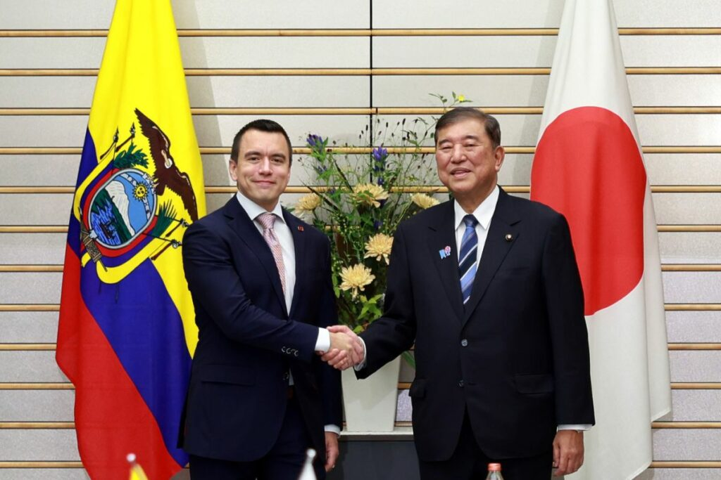 Ecuador y Japón fortalecen lazos comerciales y acuerdan proyectos de desarrollo sostenible